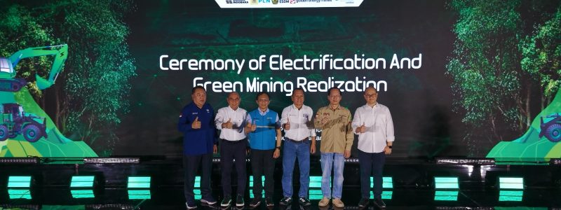 Ceremony Elektrifikasi and Green Mining Realization